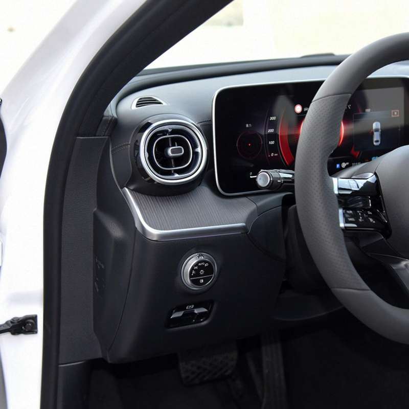 3PCS ABS Carbon Fiber Interior A/C Outlet Cover Trim for C-Class W206 C260 2022