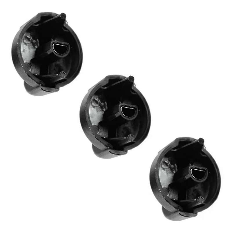 3PCS A/C Heat Fan Climate Control HVAC Knob Set 121-0001-000 for Peterbilt 1987-2011 87-11 330 357 3