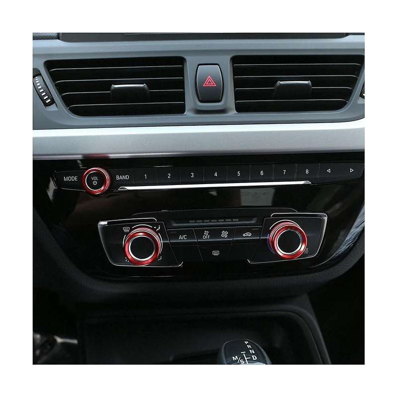 3pcs Aluminum Alloy Car Interior Air Conditioning Volume Adjustment Knob Cover Trim for A90 2019-20