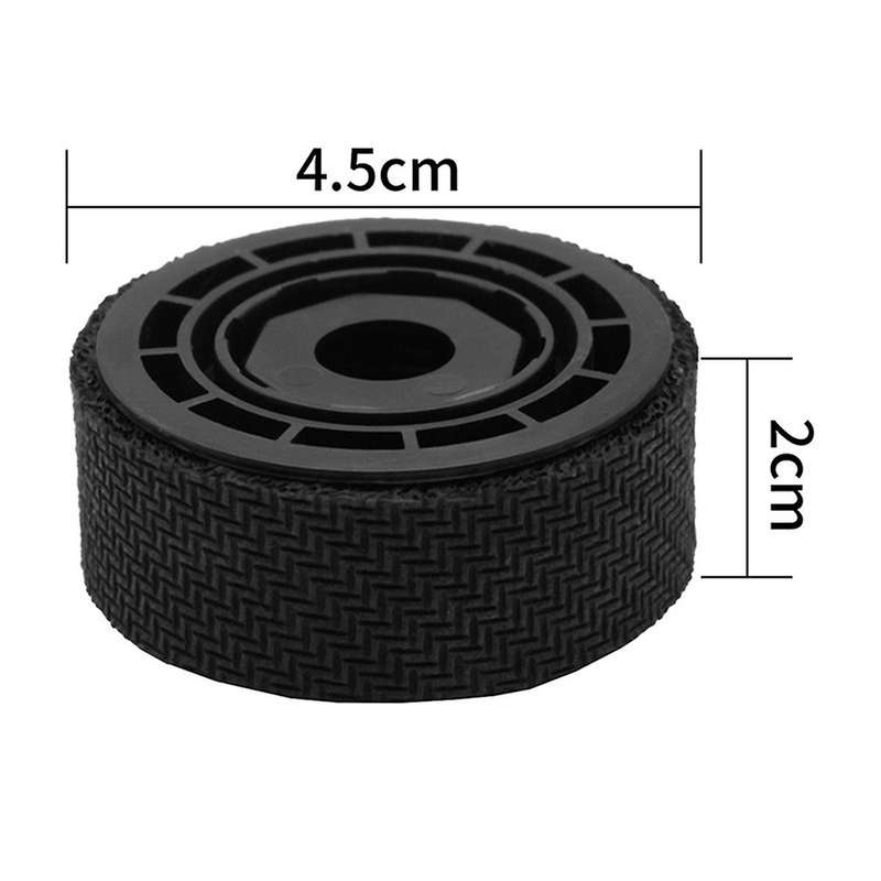 3PCS Anti- Wheel with Tires for M6 (6110) (6012) (6112) (6113) Series Robot Mop