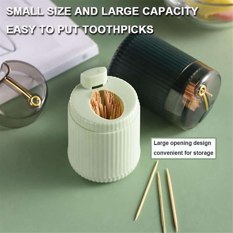 3Pcs Automatic Toothpick Dispense, Push-Type Toothpick Storage Box Toothpick, New Toothpick Holder D