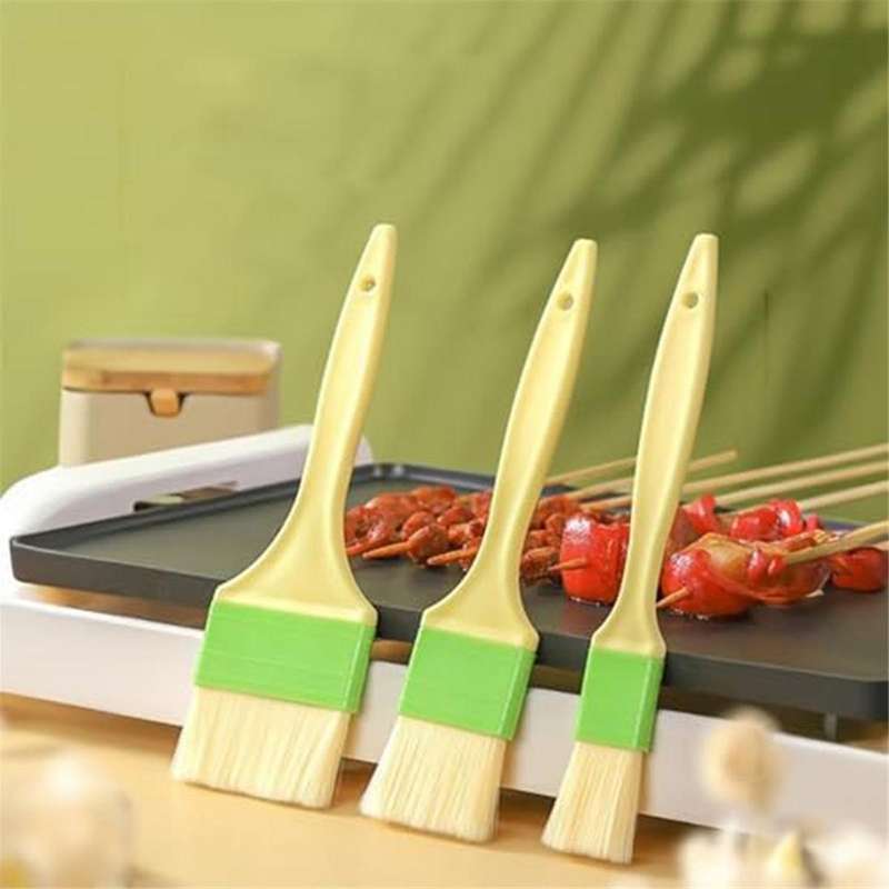 3pcs Basting Pastry Brush, Cooking Brush Set,grill Brush, Food Brush for Baking, Perfect for Marina