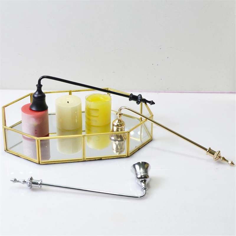 3Pcs Candle Snuffer Extinguisher with Long Handle, Wick Flame Snuffer for Putting Out Candle Flame S