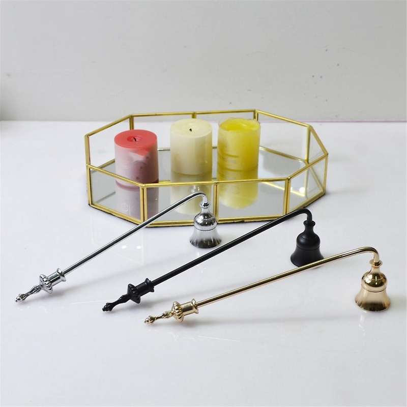 3Pcs Candle Snuffer Extinguisher with Long Handle, Wick Flame Snuffer for Putting Out Candle Flame S
