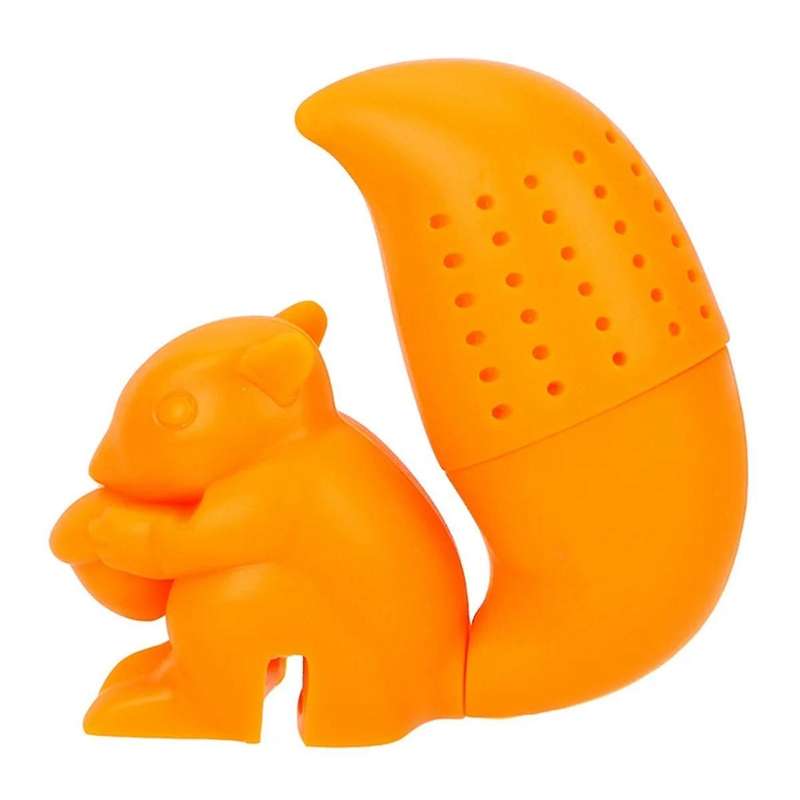 3PCS Brew Delicious Tea with A Cute Silicone Squirrel Tea Infuser - Perfect for Loose Leaf Tea