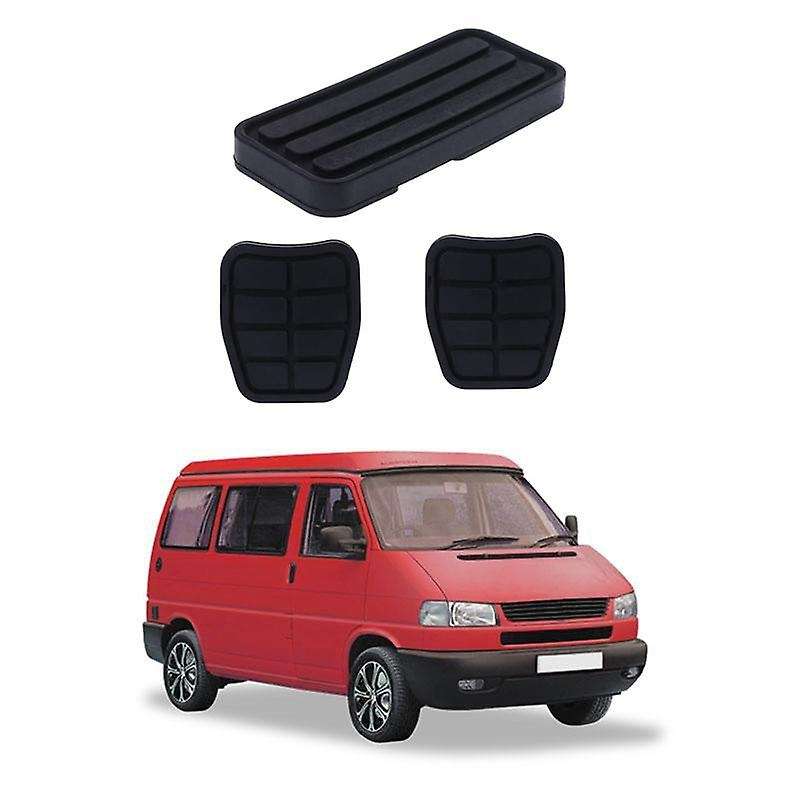 3pcs Car Accelerator Gas Rubber Foot Rest Pedal Pad Brake Clutch Pads Cover Kit for - Transporter T