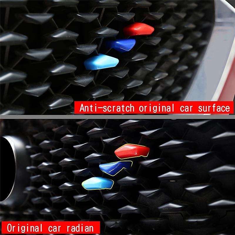3Pcs Car Front Grille Trim Strip Cover Bumper Stripes Cover Stickers for -30 CX30 2022+