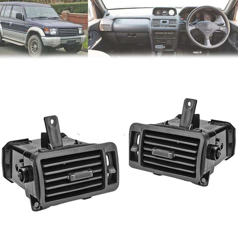 3pcs Car Dashboard Air Condition Outlet Kits for Montero V31 V32 V33 1998-2016 Central Grill