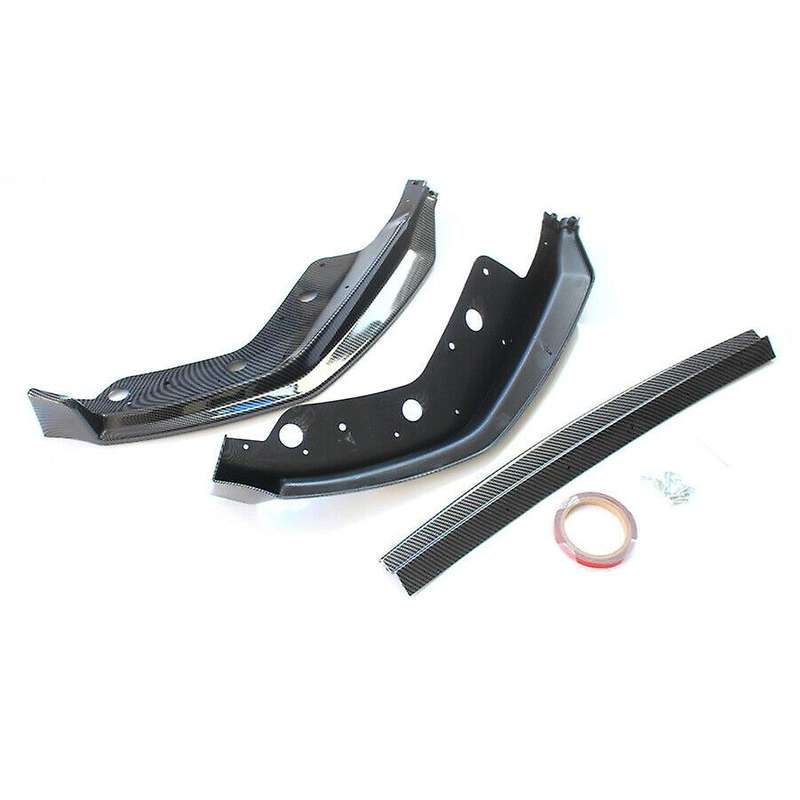 3PCS Car Front Bumper Lip Spoiler Splitter Diffuser Detachable Body Kit for 3 Series G20 2019-2020 C