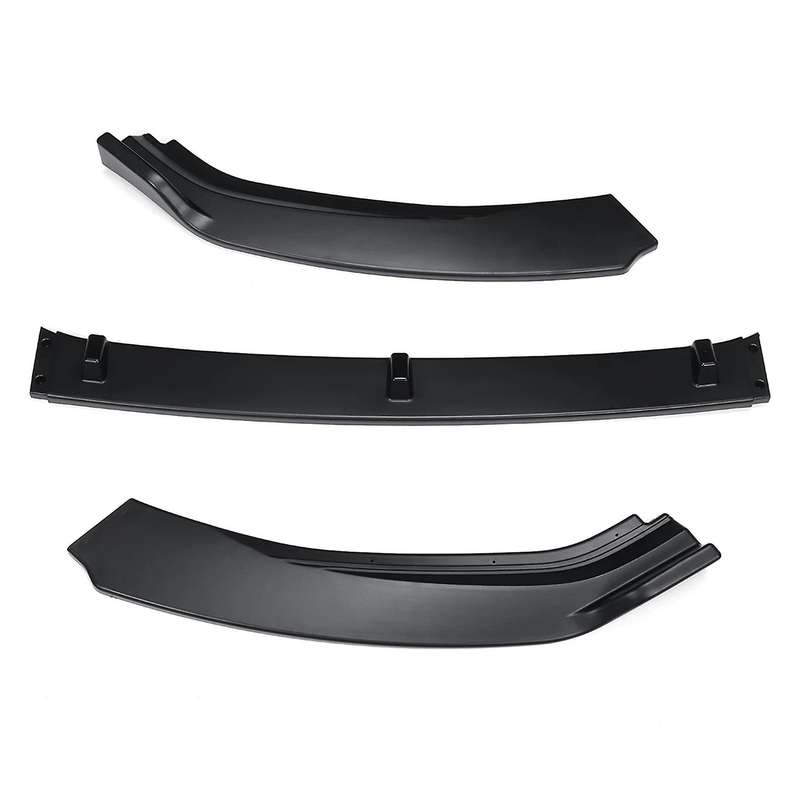 3PCS Car Front Bumper Splitter Lip Cover Trim Spoiler Diffuser Guard for Golf MK7 MK7.5 2014-2017 Ma