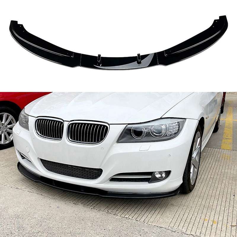 3pcs Car Front Bumper Splitter Lip Diffuser Spoiler Cover Guard for 3-series E90 E91 320i 330i 2009