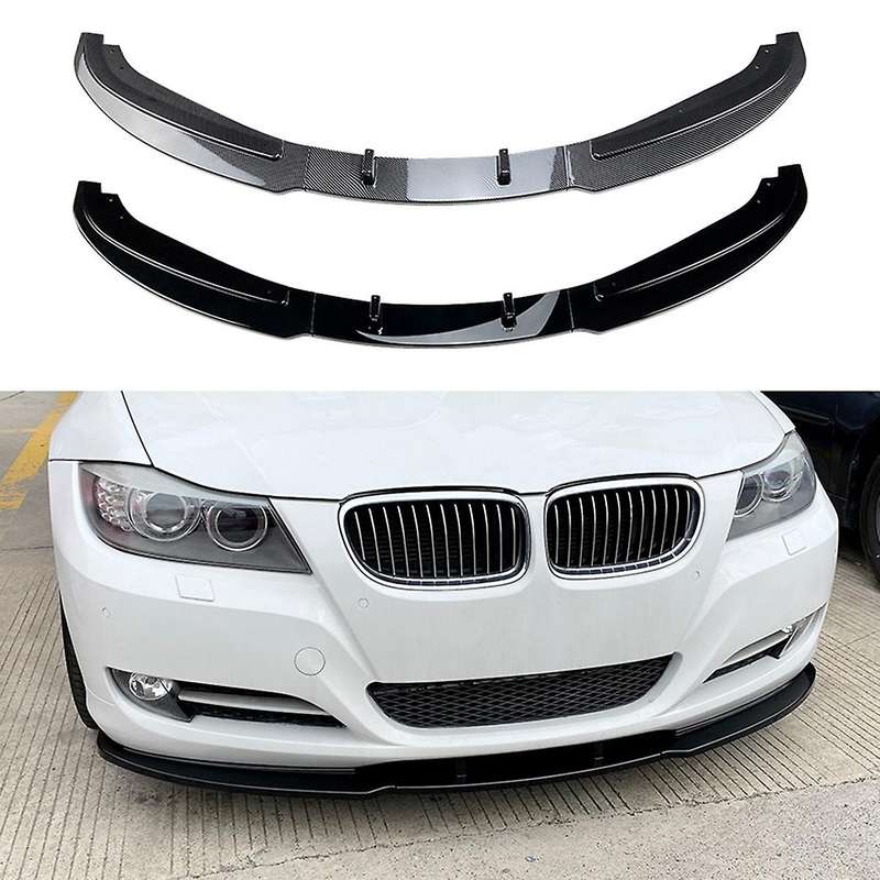 3pcs Car Front Bumper Splitter Lip Diffuser Spoiler Cover Guard for 3-series E90 E91 320i 330i 2009