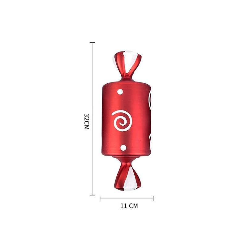 3Pcs Christmas Decorate Big Candy Cane DIY Christmas Pendant Home Christmas Party Favor New Year Gi