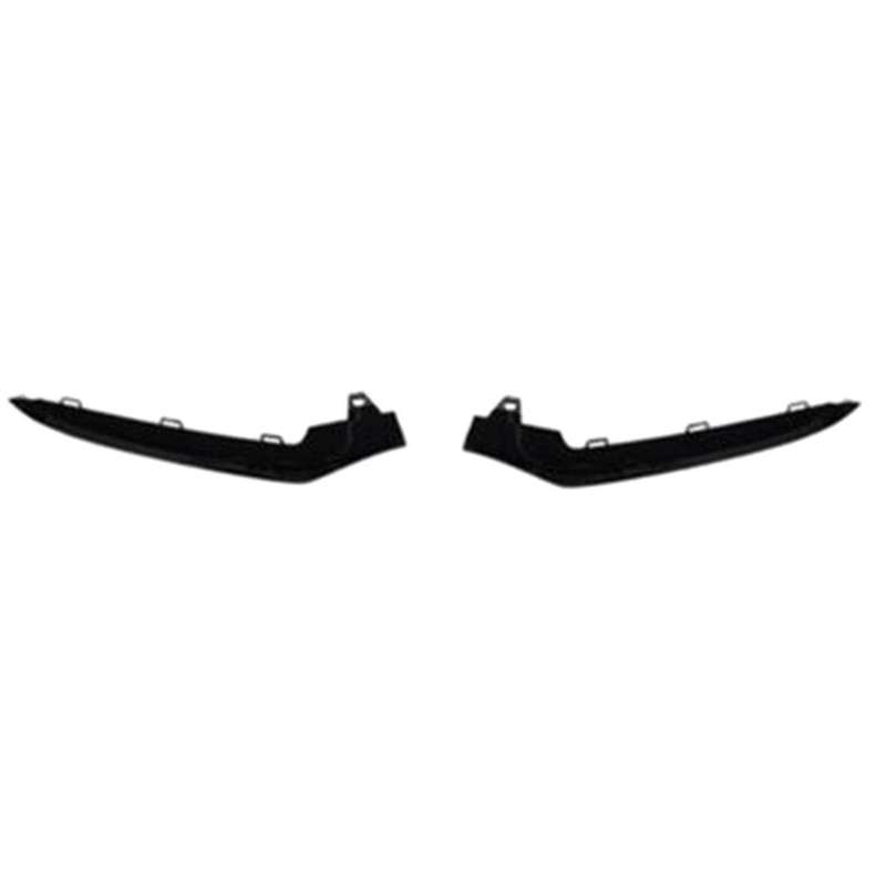 3Pcs Chrome Front Bumper Moulding Lip Trim Strip for E Class W212 14-16 A2128852774 A2128852874 A212