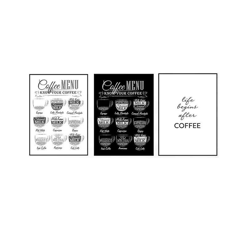 3pcs Coffee Signs 15.7x23.6 Inches Coffee Signs Metal Coffee Bar Signs Coffee Wall Decor Coffee Bar