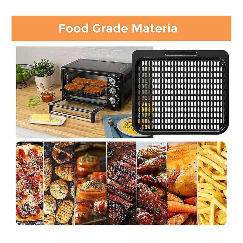 3pcs Cooking Tray Replacement, 10 Qt Mesh Cooking Rack Accessories , Oven, Dishwasher Safe (10 Qt)