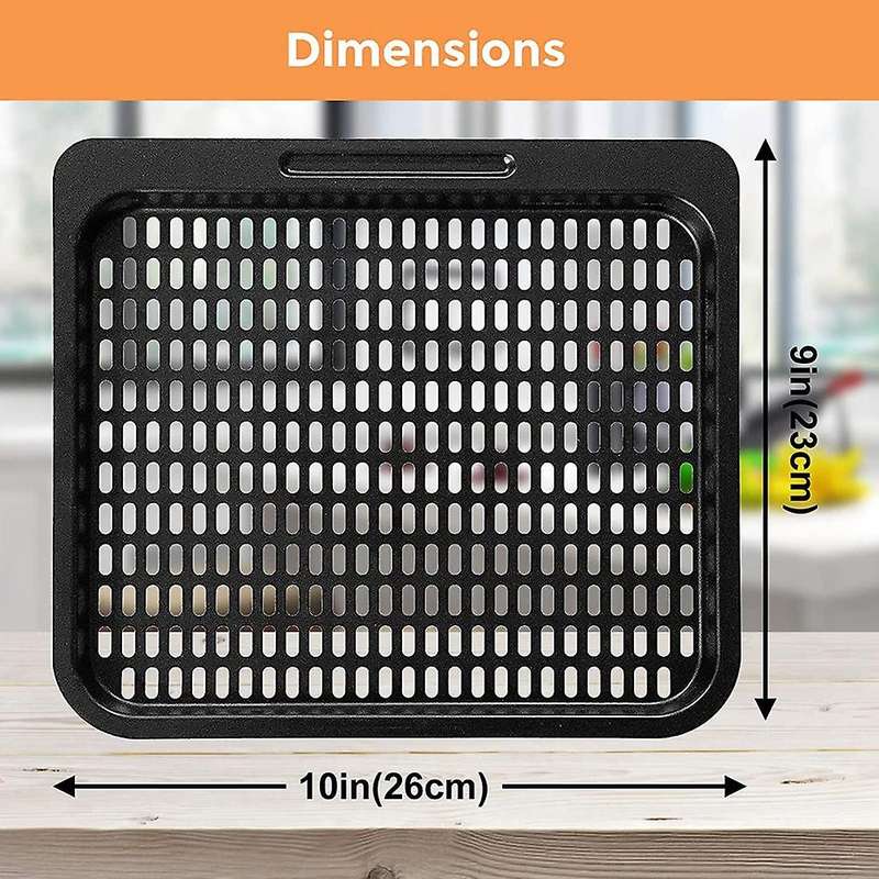 3pcs Cooking Tray Replacement, 10 Qt Mesh Cooking Rack Accessories , Oven, Dishwasher Safe (10 Qt)