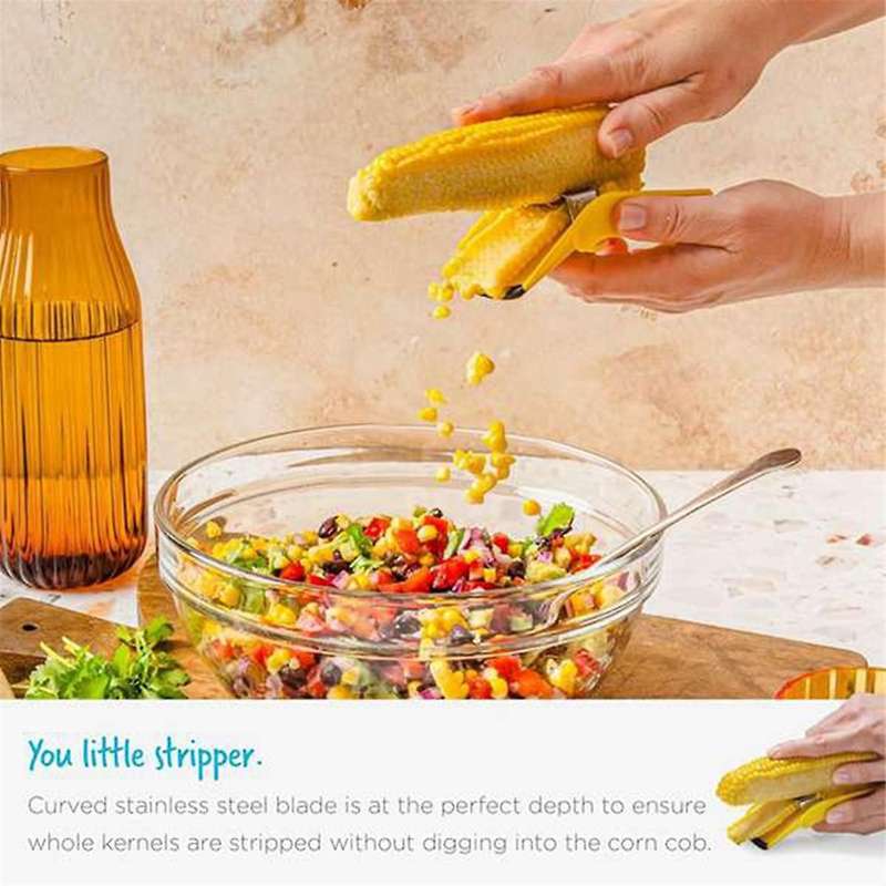 3pcs Corpeel Fast Corn Cob Seperater & Peeler,Corn Peelers,Corn Stripper Corn Cob Stripper Tool,Corn