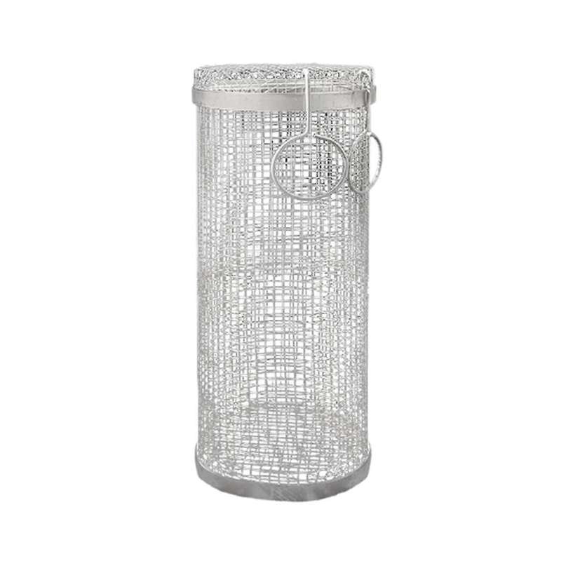3pcs Cylindrical Barbecue Basket Stainless Steel Grill Outdoor Bbq Suppiles Non Stick Kitchen Acces