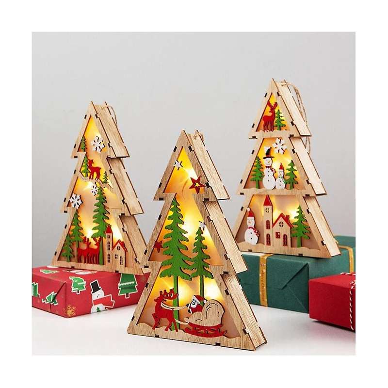 3pcs Decorations Party Supplies Diy Christmas Hanging Decoration