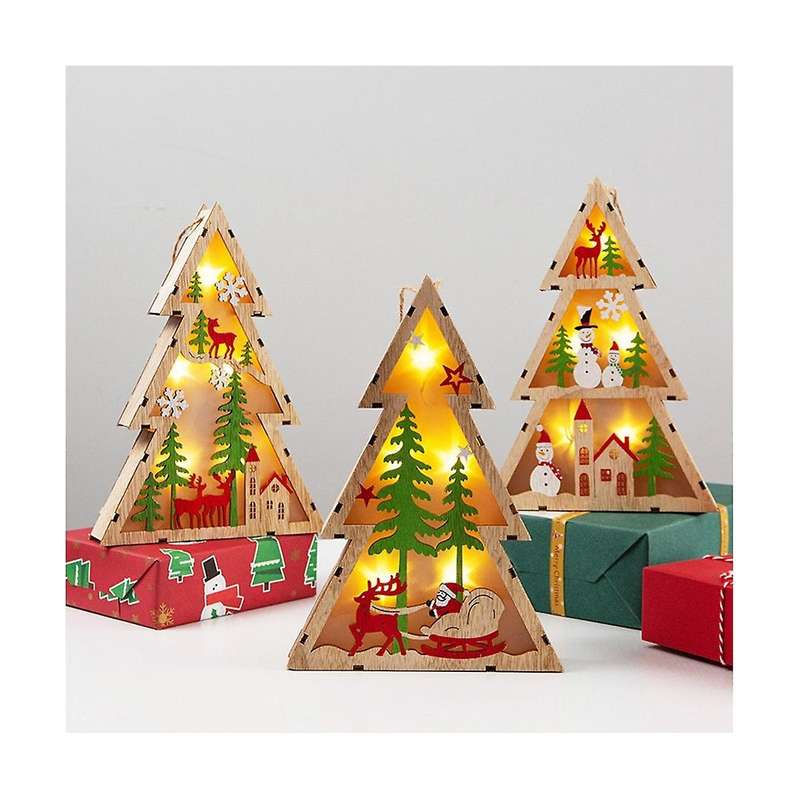 3pcs Decorations Party Supplies Diy Christmas Hanging Decoration