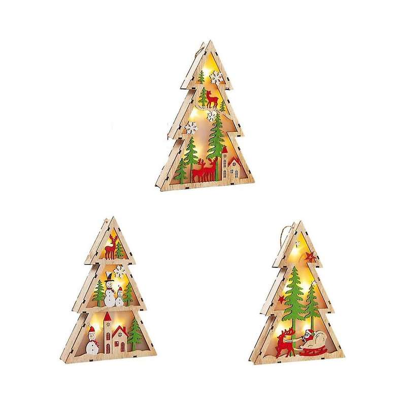 3pcs Decorations Party Supplies Diy Christmas Hanging Decoration