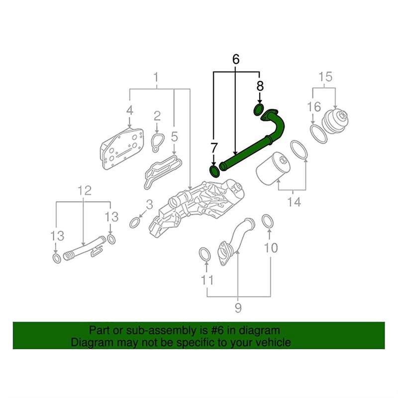 3pcs Engine Coolant Water Pipe Pipe for H/j//c 55353329 55353327 55353330