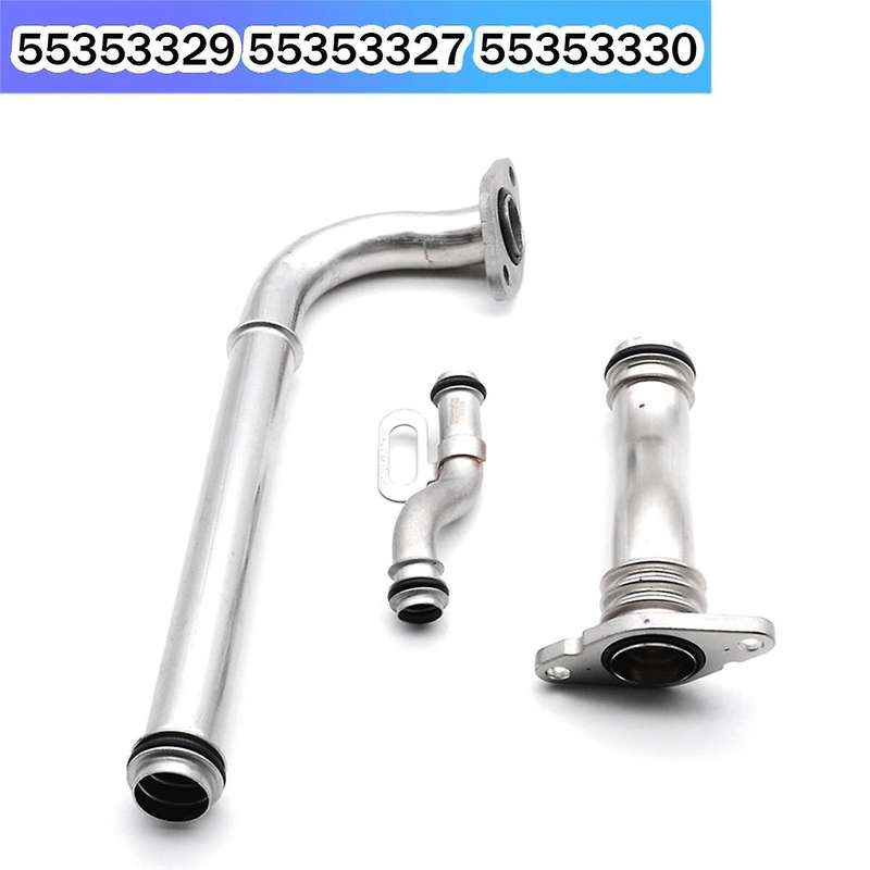 3pcs Engine Coolant Water Pipe Pipe for H/j//c 55353329 55353327 55353330