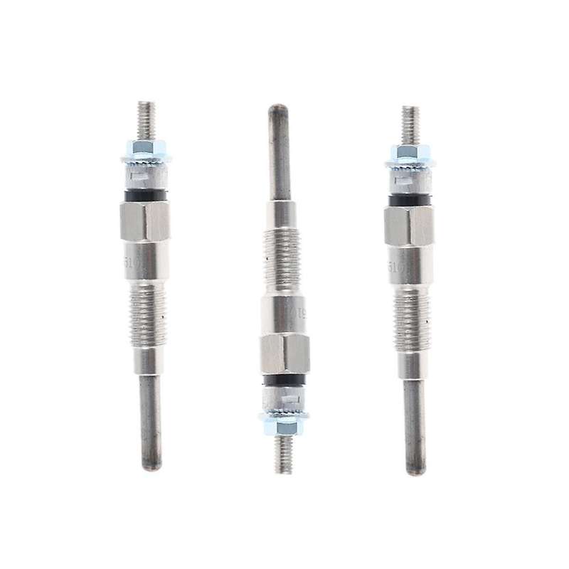 3pcs Engine Heater Glow Plugs 8mm for Tractor B21 B1700d B1700e Part Number 16851-65512 16851-65510