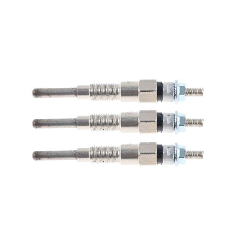 3pcs Engine Heater Glow Plugs 8mm for Tractor B21 B1700d B1700e Part Number 16851-65512 16851-65510