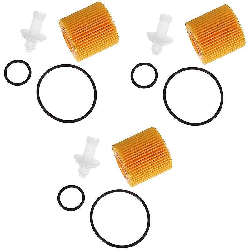 3PCS Engine Oil Filter 04152-YZZA6 for Prius IM XD