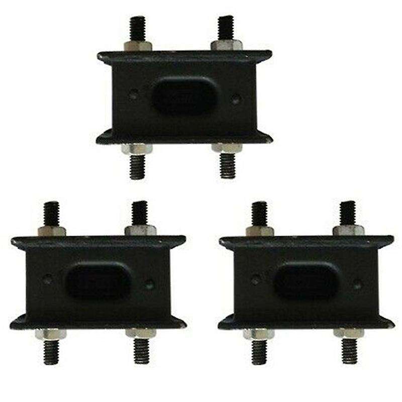 3Pcs Exhaust Pipe Mounting Cushion Exhaust Pipe Rubber for 1981-1992 Land Cruiser FJ60 FJ62 FJ80 BJ6