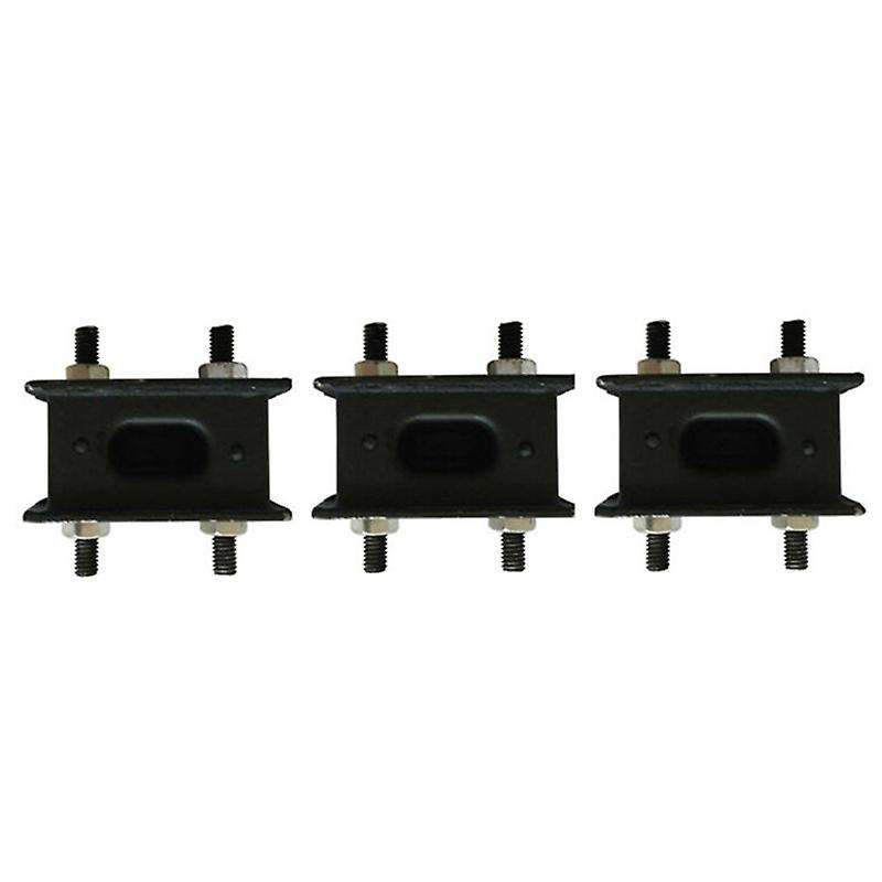 3Pcs Exhaust Pipe Mounting Cushion Exhaust Pipe Rubber for 1981-1992 Land Cruiser FJ60 FJ62 FJ80 BJ6