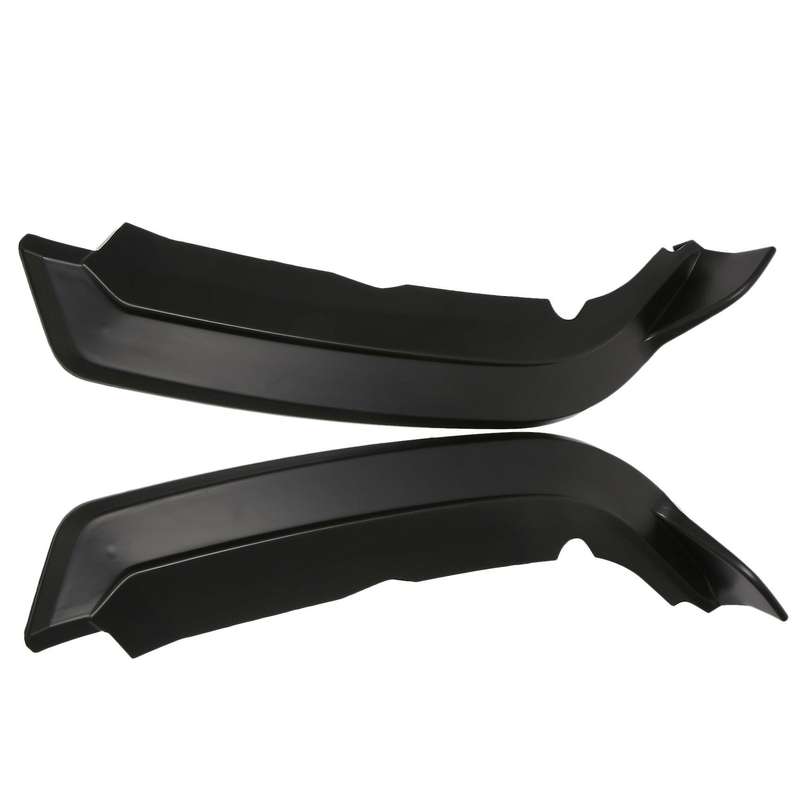 3PCS Front Bumper Body Kit Front Splitter Spoiler Cover Trim for 2019-2020 Matte Black