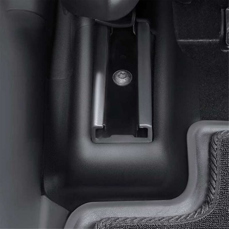 3PCS for Model Y Car Under Seat Corner Guard Rear Seat Slide Rail Protector Cover Anti-Kick Decor P