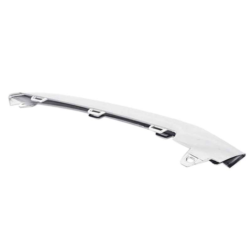 3Pcs Front Bumper Lower Lip Chrome Trim Strip for -Class W218 15-18 A2188851574 A2188851674 A2188851
