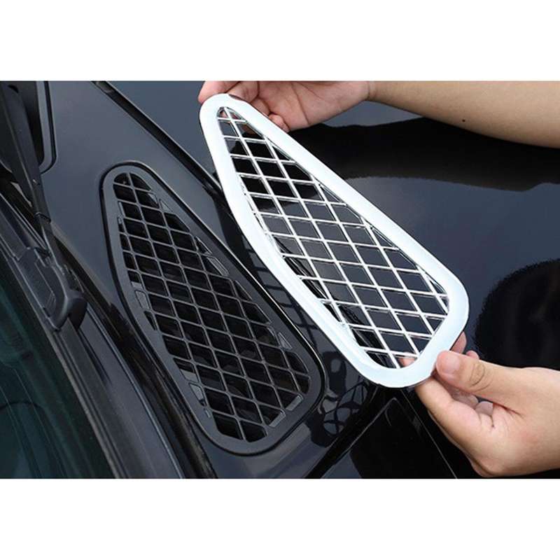 3Pcs Front Hood Outlet Sticker Trim Cover for 2007-2020 Car Accessories