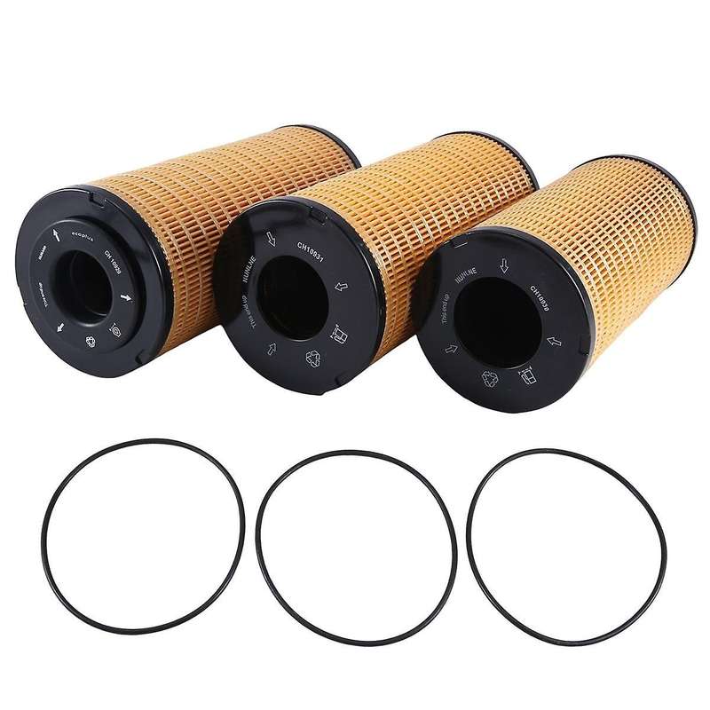 3pcs Fuel Filter Ch10929 Ch10930 Ch10931 Fuel Water Separator Filter Elements for Mgd06, Mge06, Mgl0