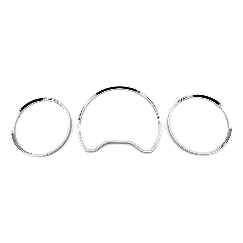 3Pcs Gauge Dial Dash Cluster Rings Dashboard Cover Bezel Trim for W210 W202 W208 1996-1999