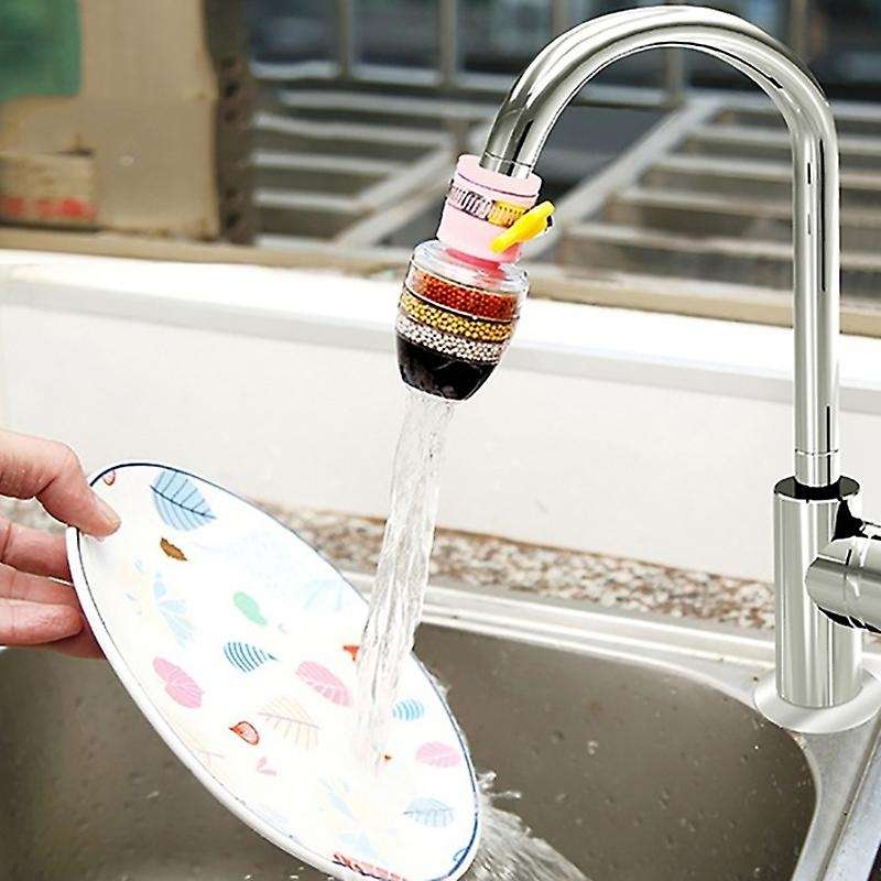 3pcs Home Kitchen Water Softener Fluoride with Filtration Cartridge Faucet Purifier Faucet Tap Wate
