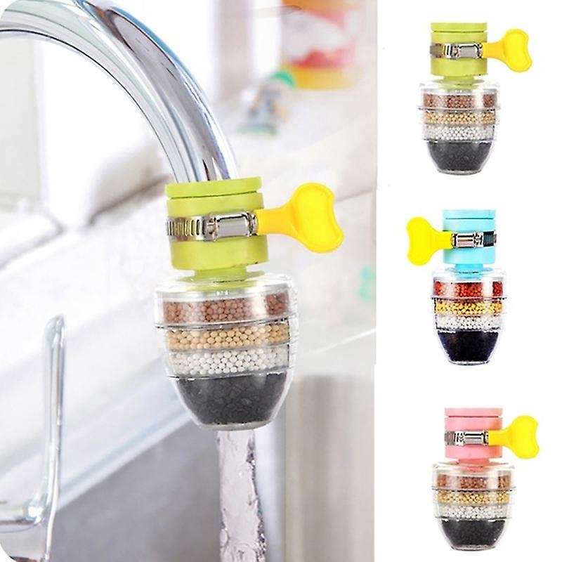 3pcs Home Kitchen Water Softener Fluoride with Filtration Cartridge Faucet Purifier Faucet Tap Wate