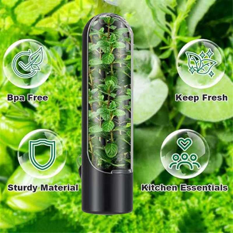 3PCS Herb Saver for Refrigerator Herb Freshs Cup Keeper for Refrigerator Herb Storage for Cilantro P