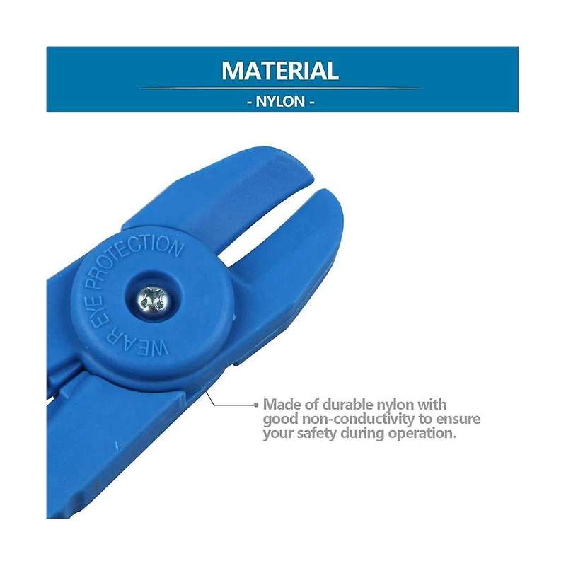 3pcs Hose Pinch Off Pliers, Line Clamp Pliers Set for Flexible Hoses, Gas Lines, Radiator, Brake, Co