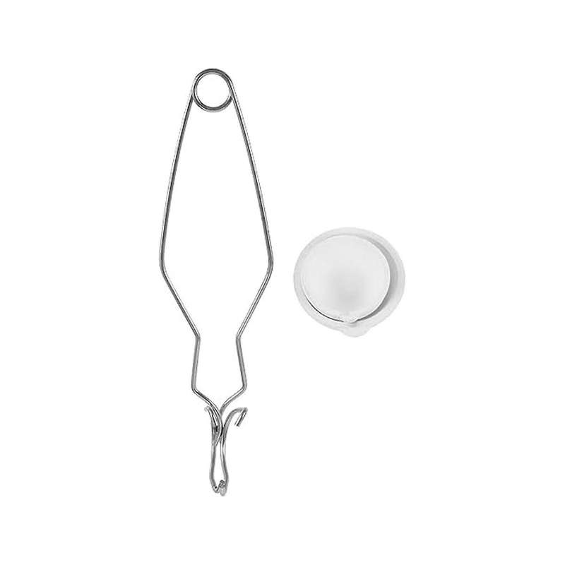 3pcs Melting Ceramic Crucible Dish Cups Sets Crucible Tong Melting Gold Silver Whip Tongs Jewelry Me