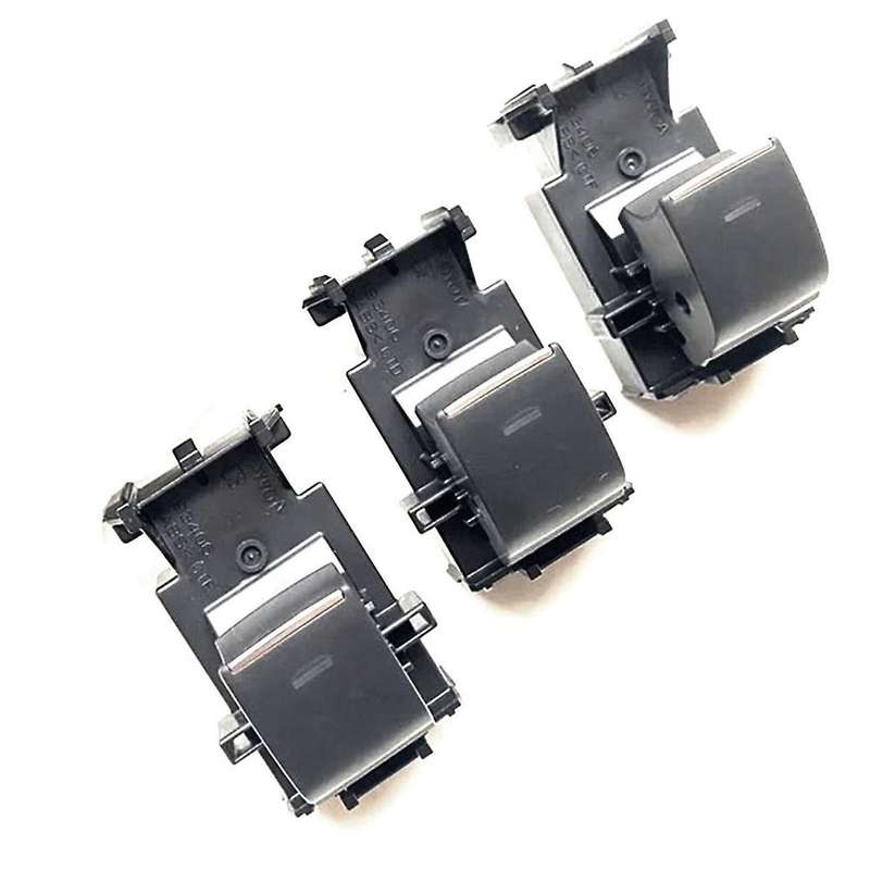 3Pcs Lighted LED Power Window Lifter Switch Button W/Cable for 4 2018-2023