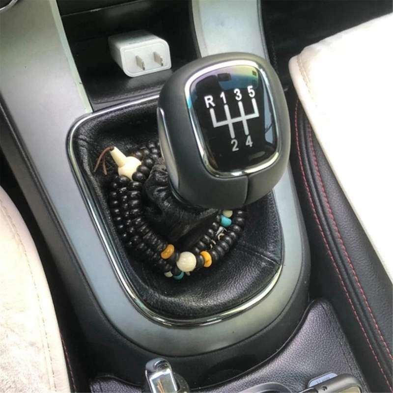 3pcs Manual Gear Shift Knob Shifter Lever Head for 2009-2015