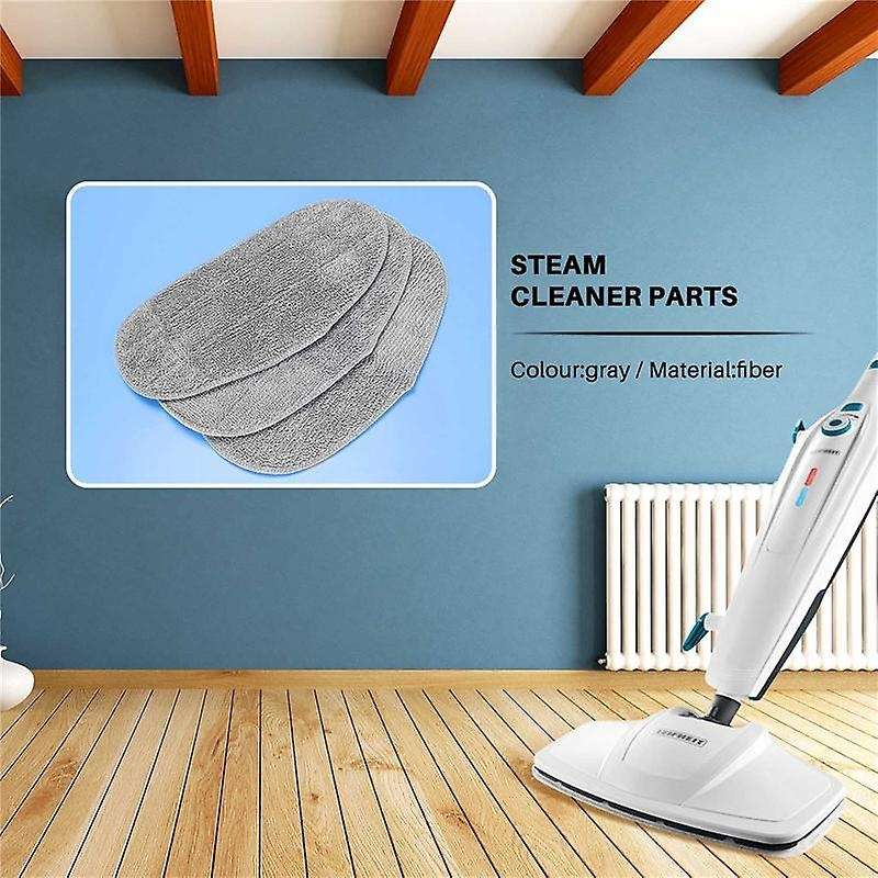 3pcs Mopping Cloth Compatible Leifheit Cleantenso Steam Cleaner Steam Broom