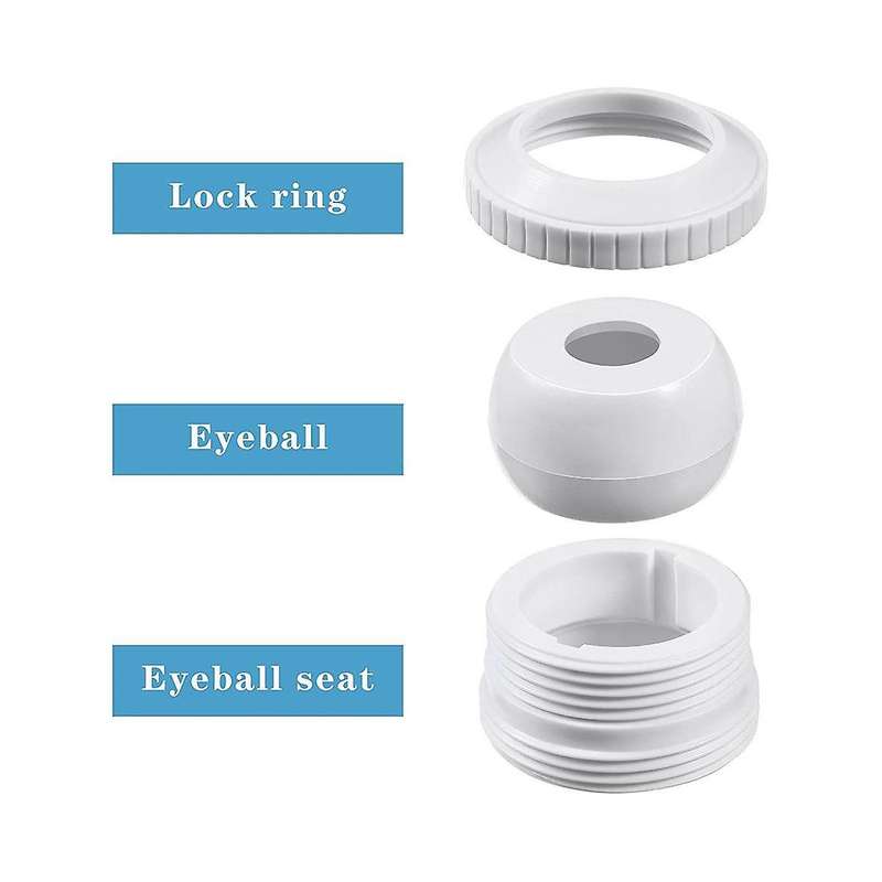 3Pcs Nozzle for Swimming Pool Opening Eyeball Nozzle Flow Inlet Fitting for SP1419D