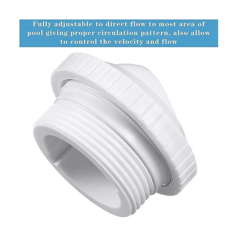3Pcs Nozzle for Swimming Pool Opening Eyeball Nozzle Flow Inlet Fitting for SP1419D