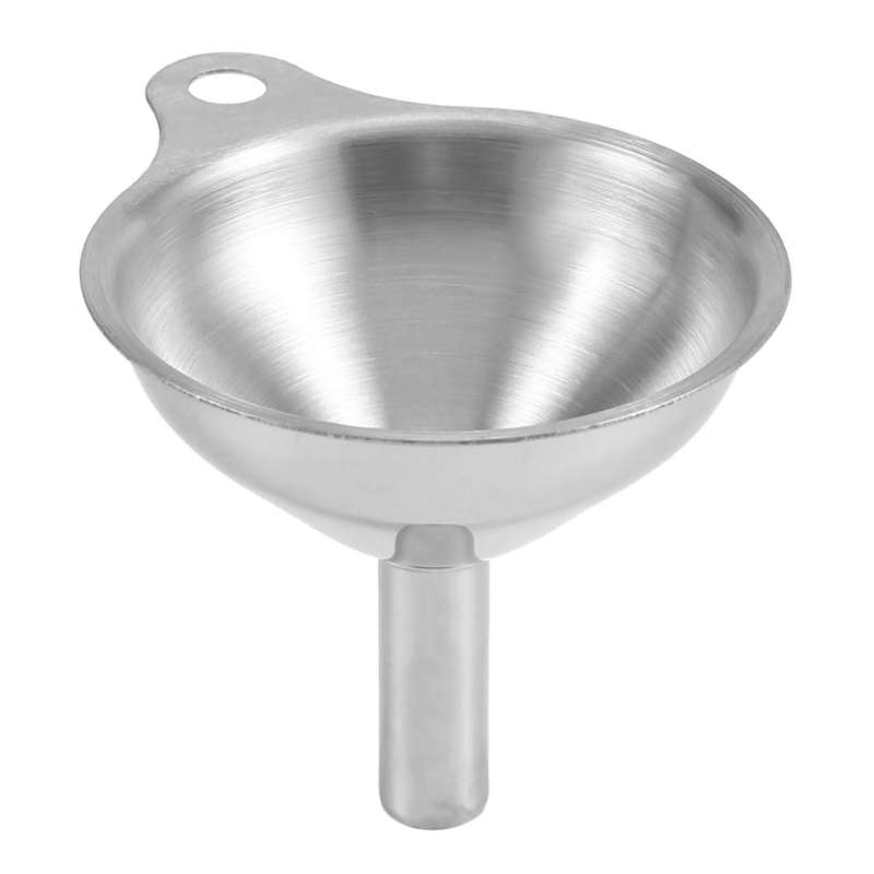 3Pcs Multifunctional Stainless Steel Funnel Essentail Oil Water Spices Wine Flask Filter Funnel Kit